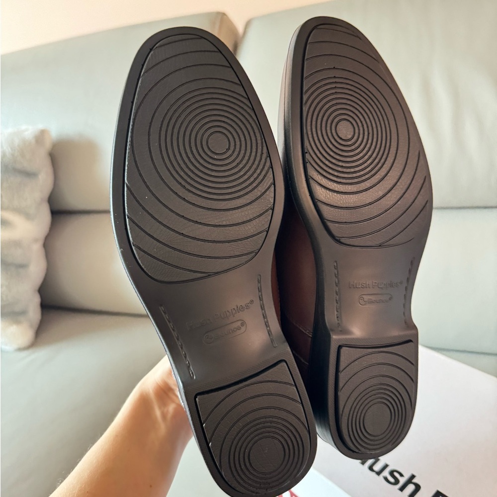 NWT Hush Puppies Men's Hulett Workday Slip-On Loafer Brown size 9 - Picture 7 of 9